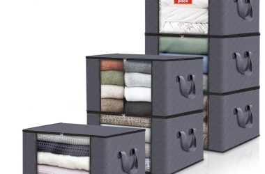 6 Foldable Storage Bags Just $12.98 (Reg. $42)!